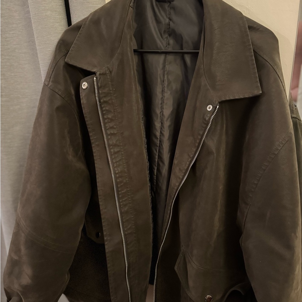 Women's Oversized Bomber Jacket